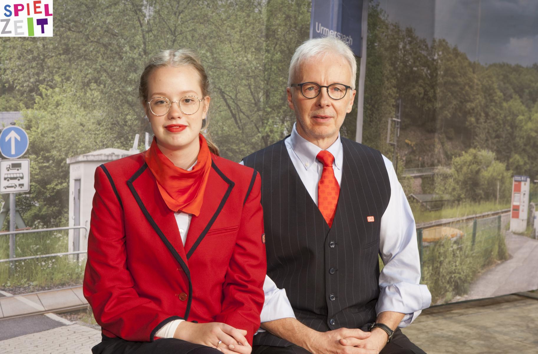 Bahnmitarbeiter - Ann Katrin Schwall und Ulrich Hüttermann